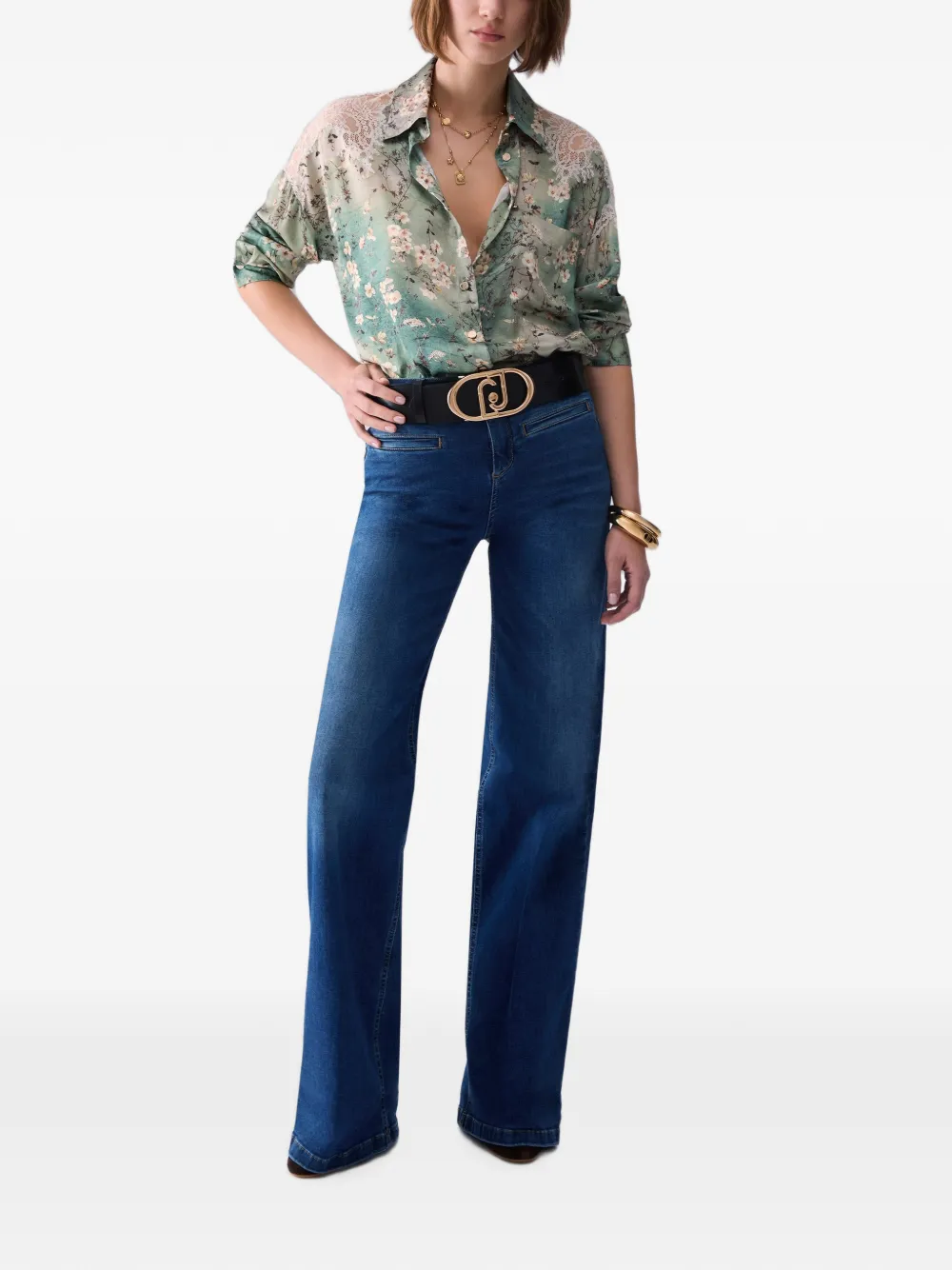 LIU JO Flared jeans Blauw