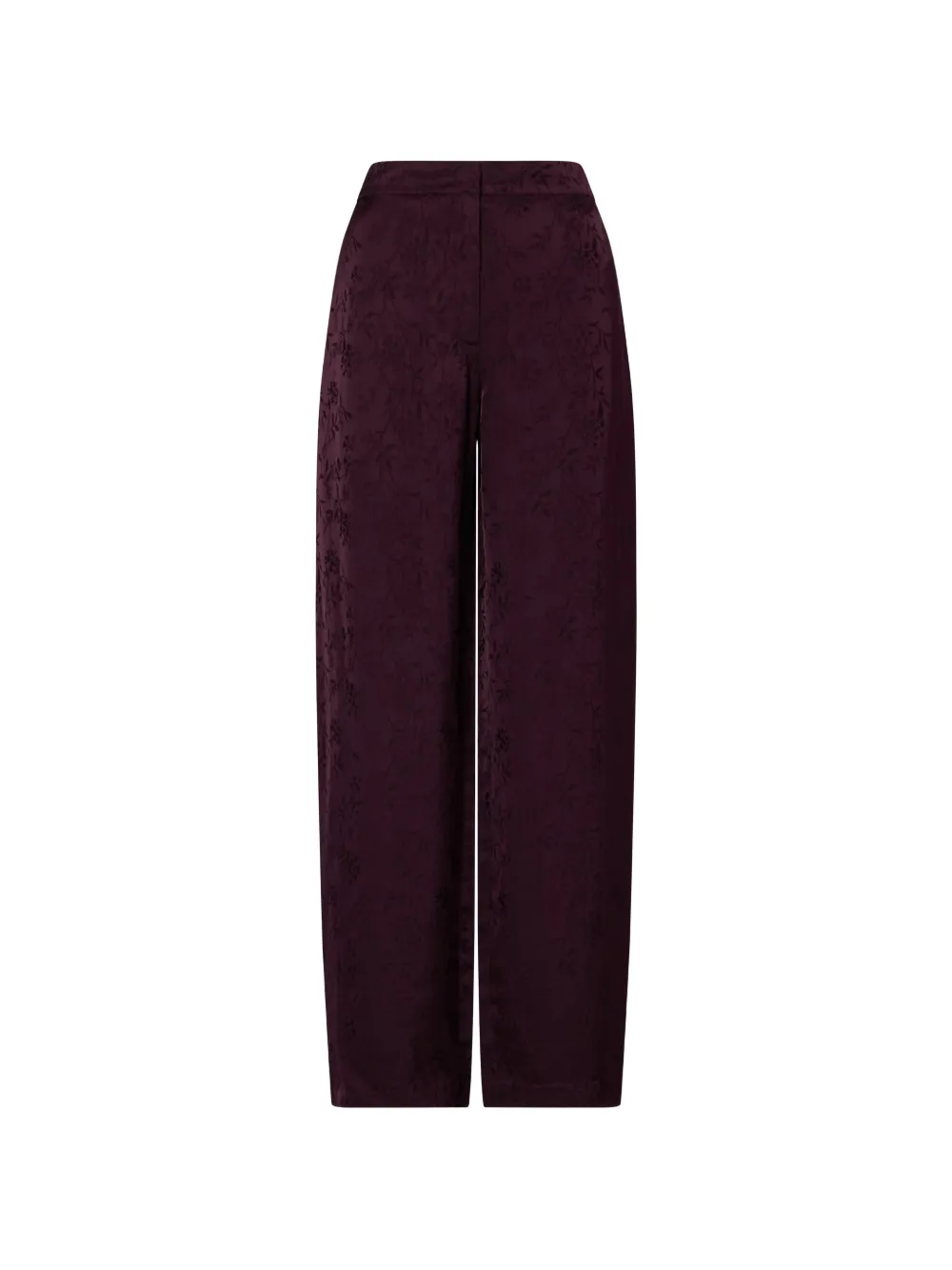 LIU JO balloon trousers in jacquard satin - Viola