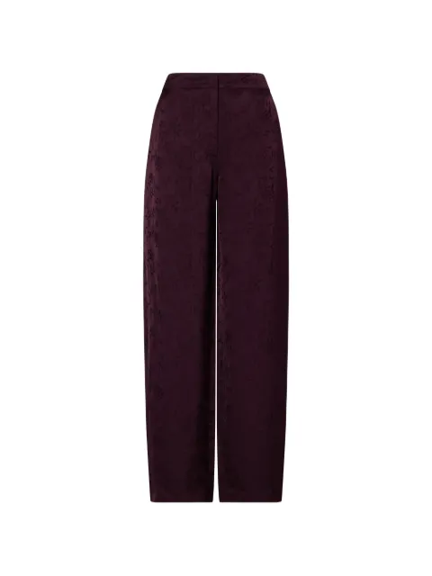 LIU JO pantalones balloon de satén en jacquard