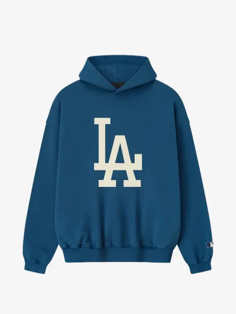 FEAR OF GOD ESSENTIALS hoodie LA Dodgers à logo imprimé