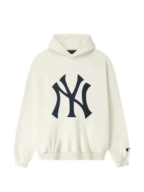 FEAR OF GOD ESSENTIALS x New York Yankees logo-print hoodie