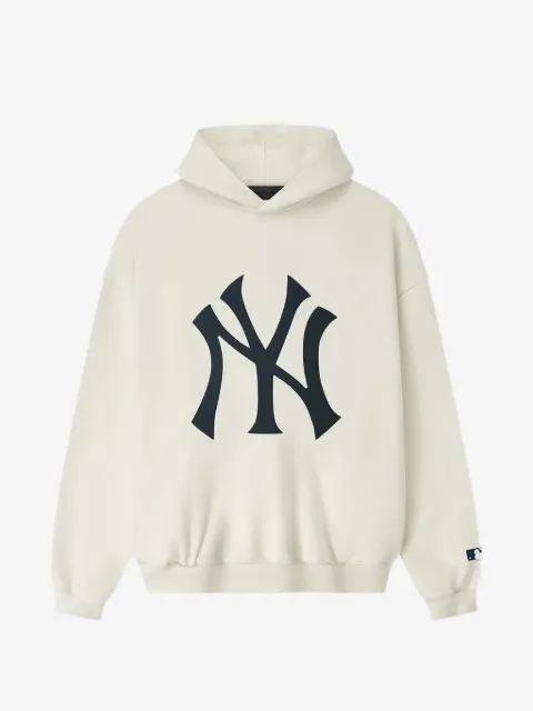 FEAR OF GOD ESSENTIALS Moletom x New York Yankees com capuz e estampa de logo