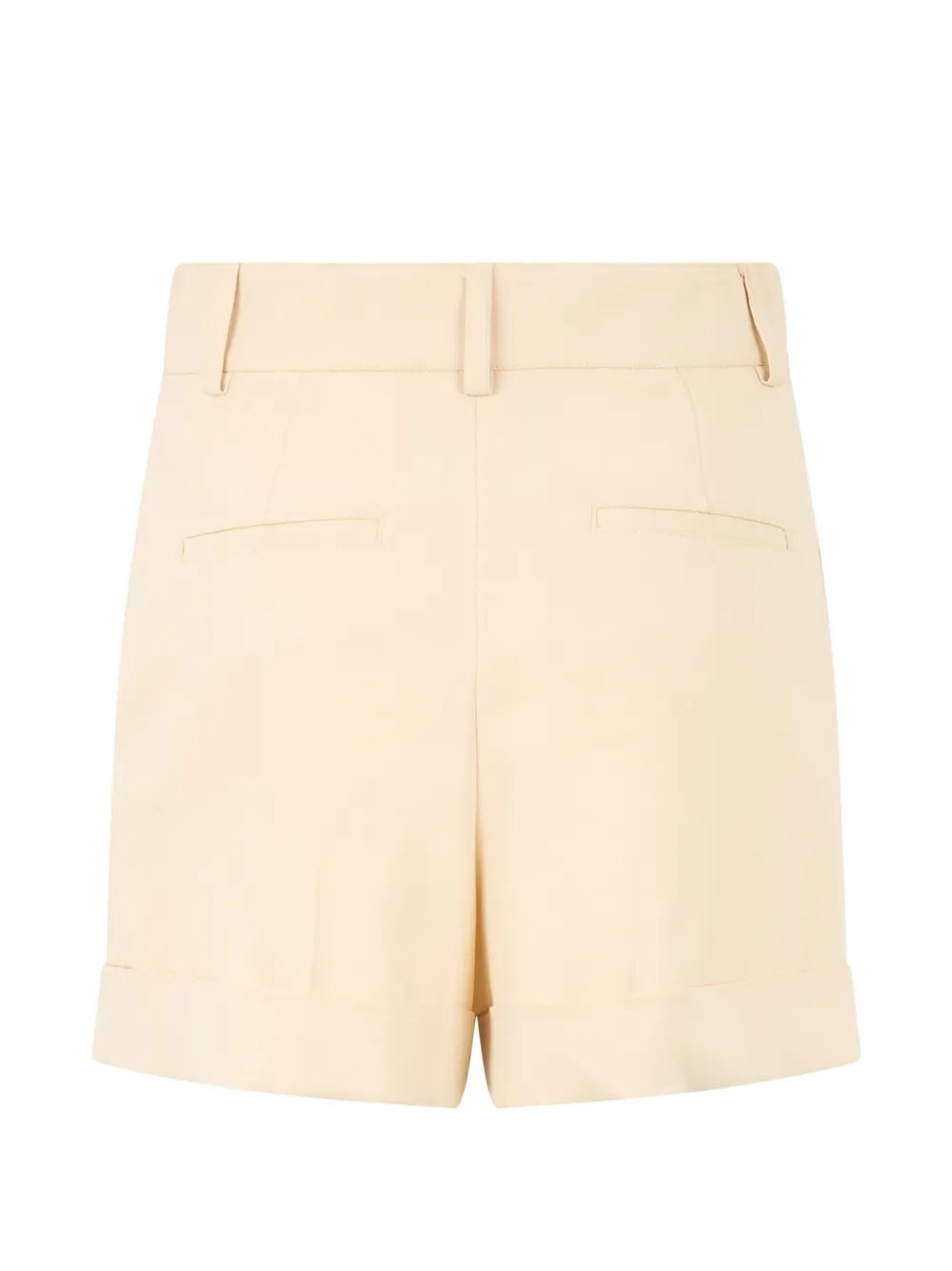 Moschino Shorts met omgeslagen pijpen en hartvormige knoop Beige