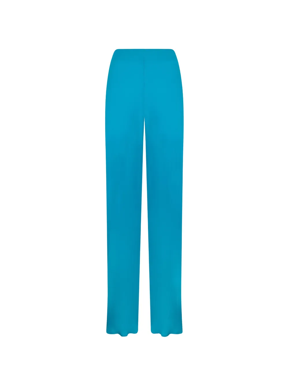 Alberta Ferretti silk high-waisted trousers - Blu
