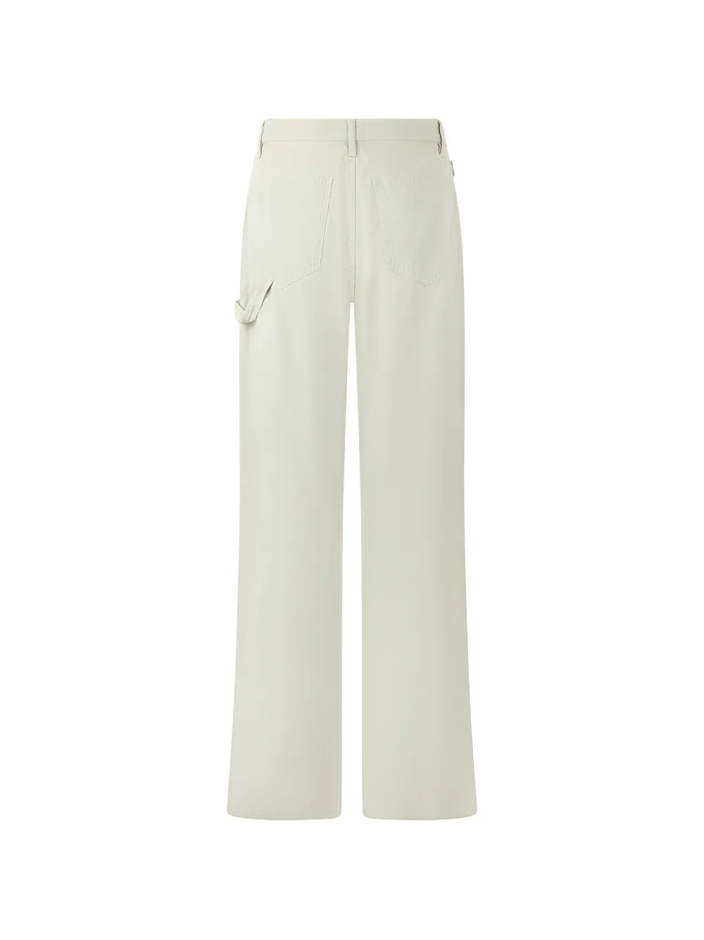 Moschino Broek met wijde pijpen Wit