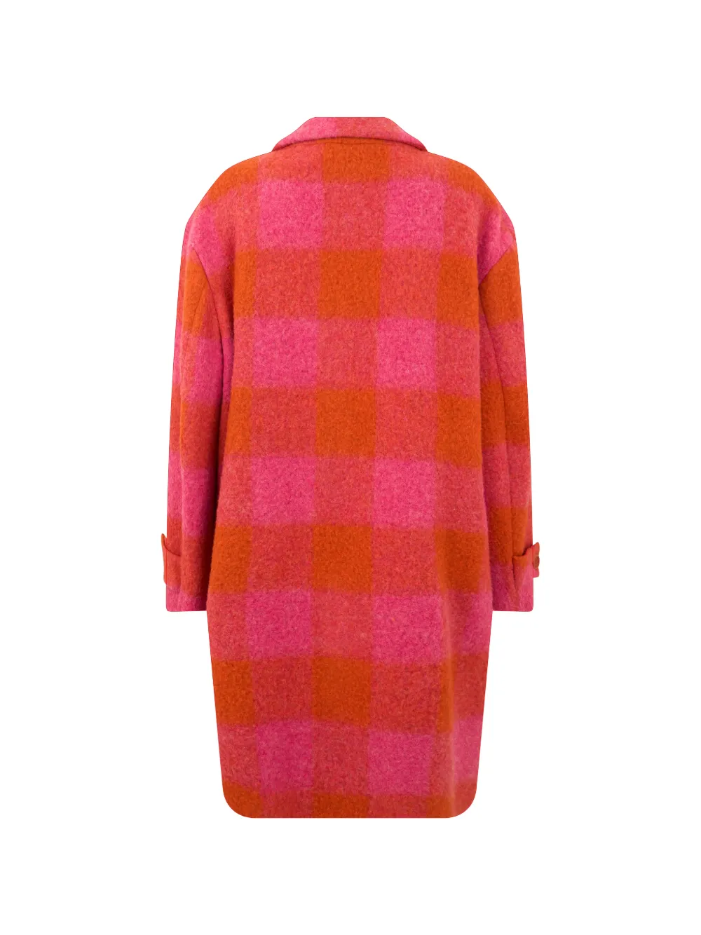 Moschino Geruite jas met lange mouwen Roze