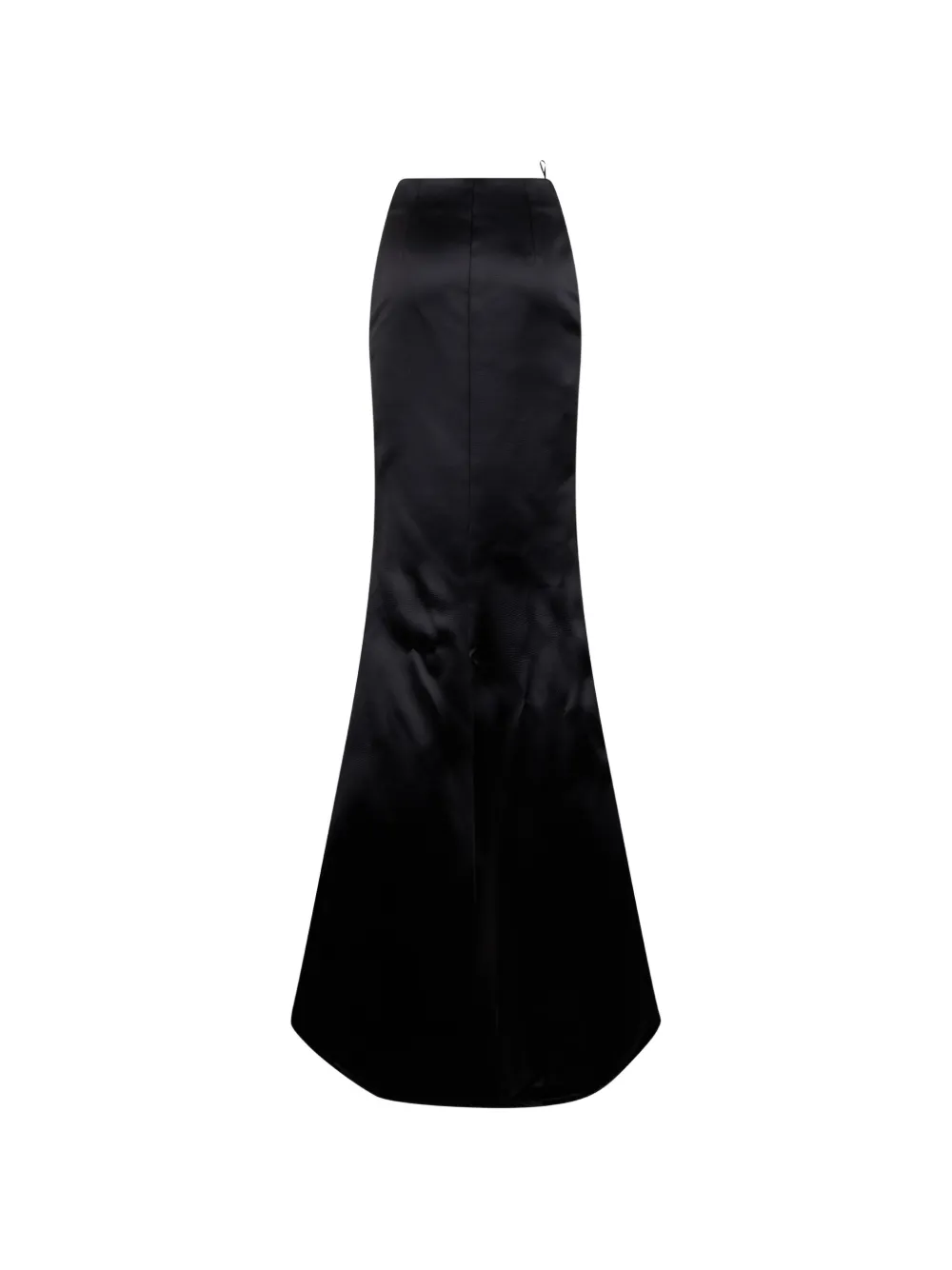 Moschino Flared maxi-rok met satijnen afwerking Zwart