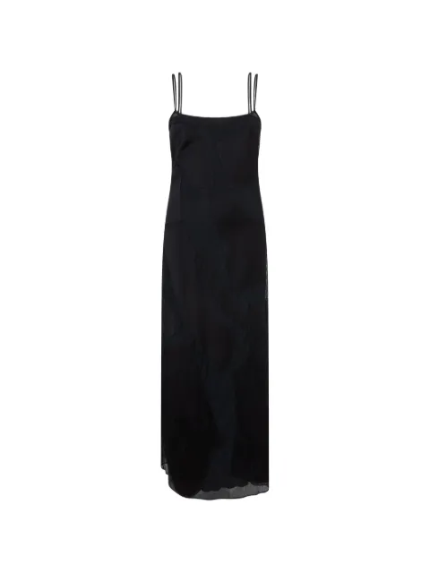Moschino vestido largo con diseño patchwork