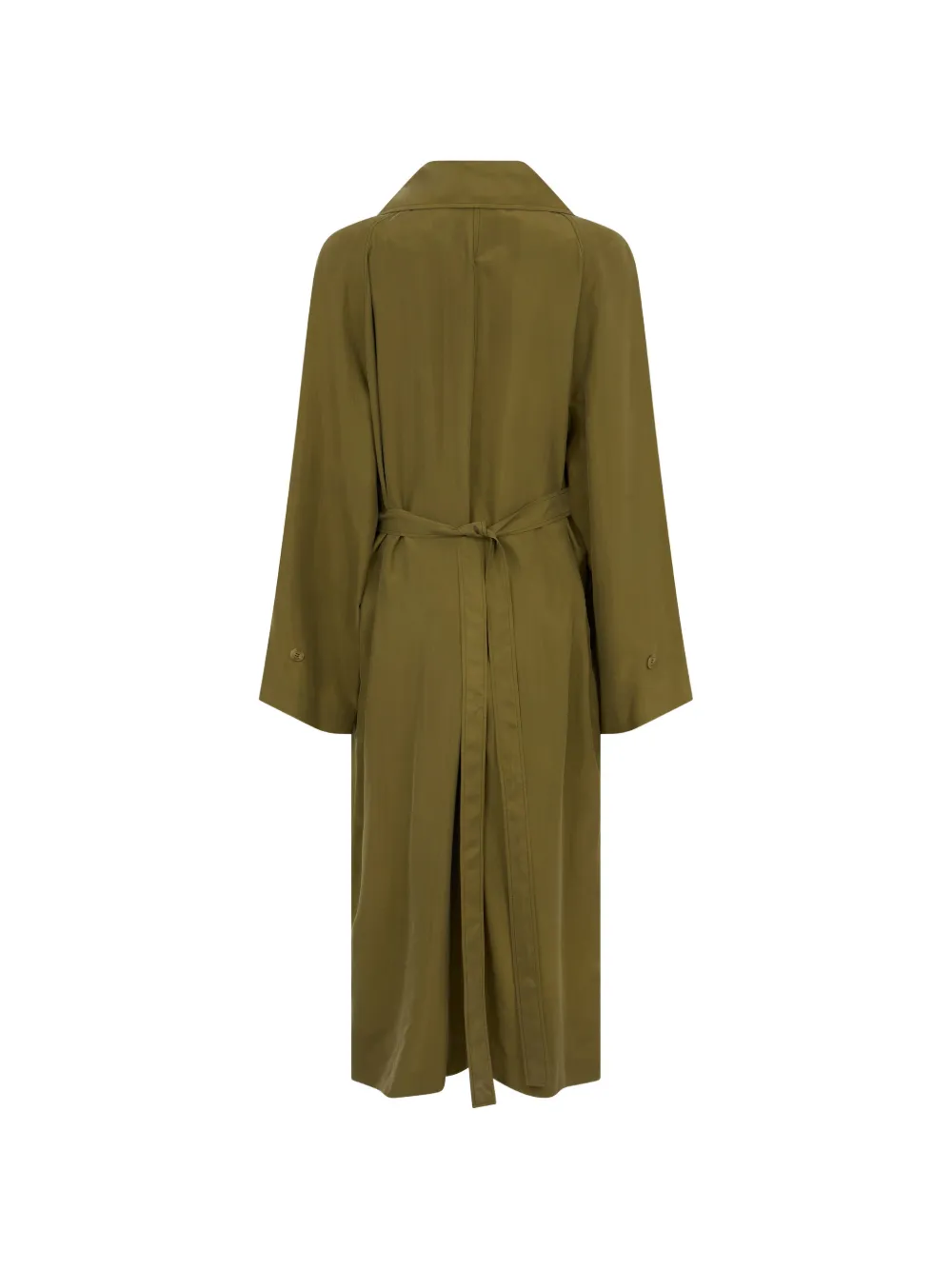 Alberta Ferretti Zijden trenchcoat Groen