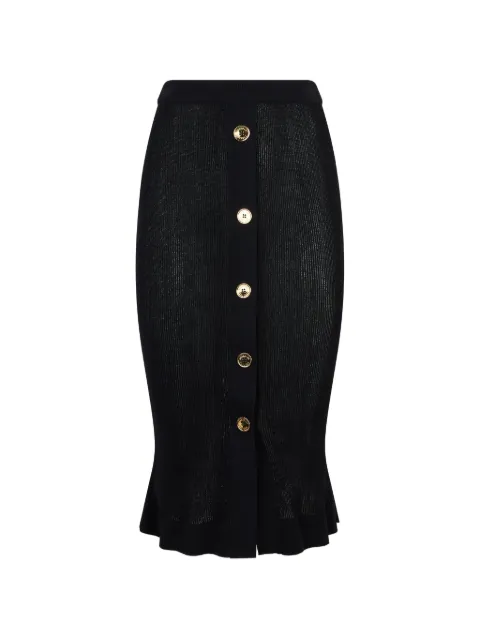 Moschino falda larga con botones