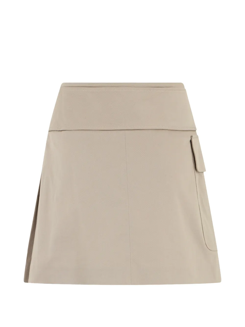 Alberta Ferretti Mini-rok met A-lijn Beige