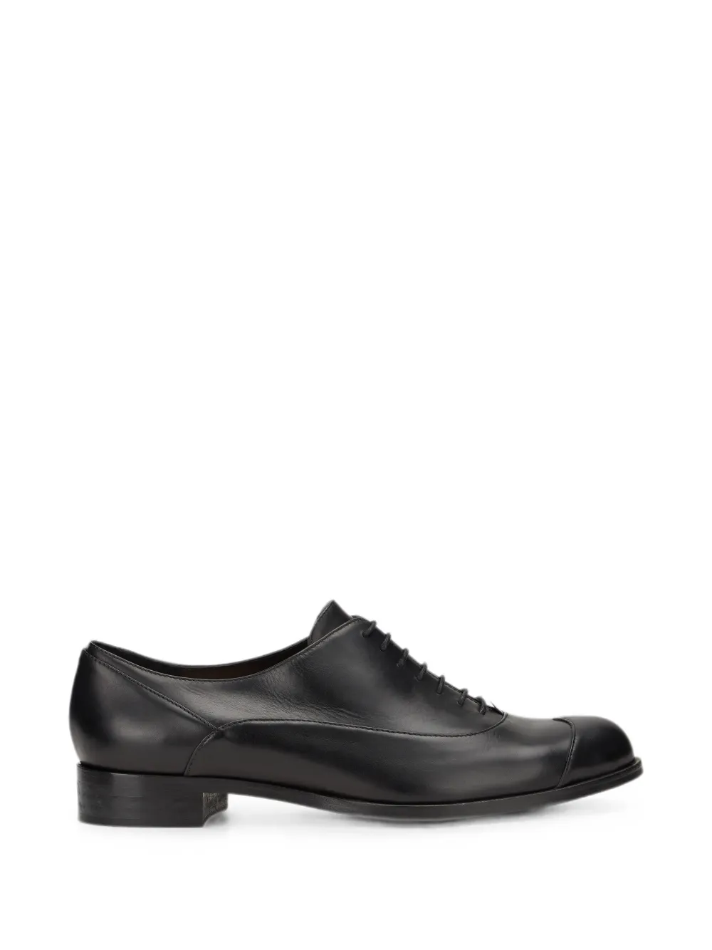 Moschino leather oxford shoes - Nero