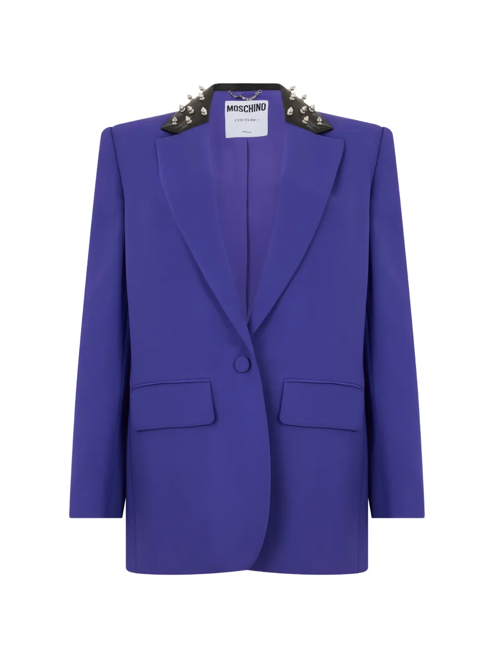 Moschino single-breasted blazer - Viola