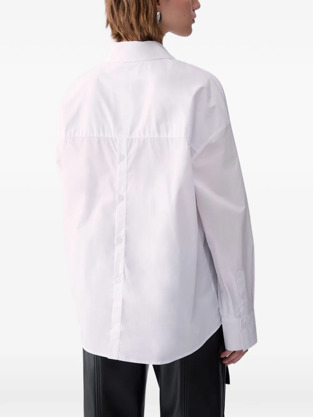 LIU JO Blouse met split aan de achterkant Wit
