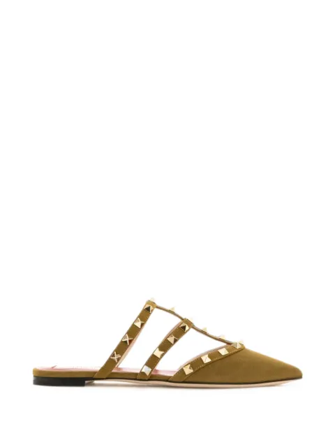 Valentino Garavani Rockstud suede mules