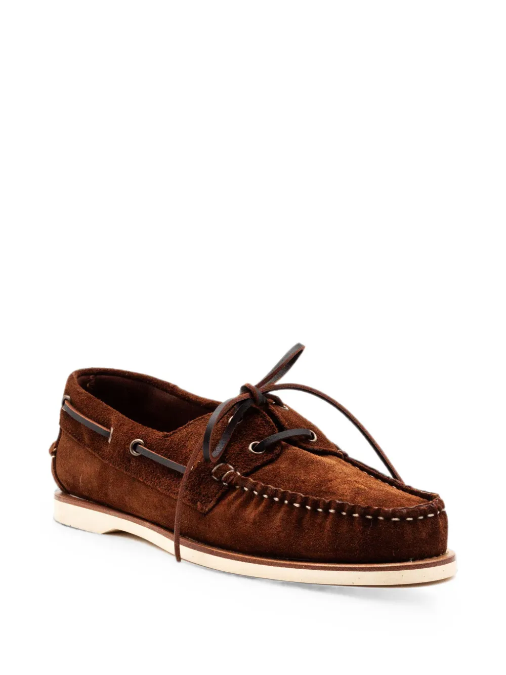 Berwick Shoes Suède bootschoenen Bruin