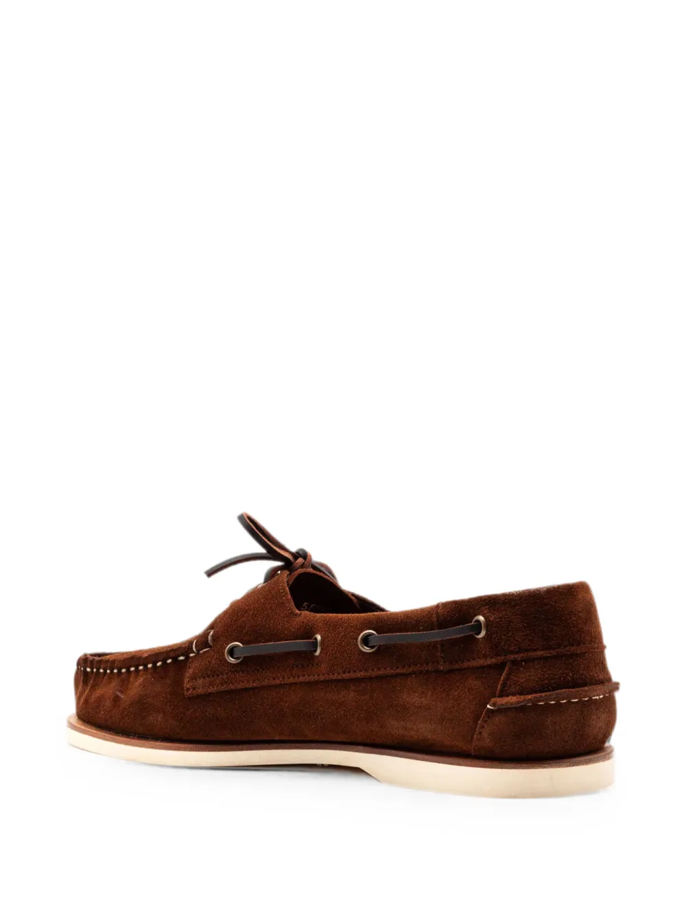 Berwick Shoes Suède bootschoenen Bruin