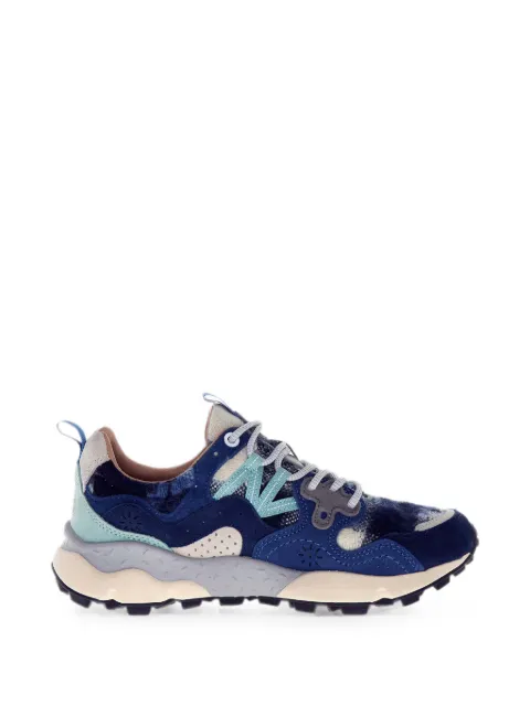 FLOWER MOUNTAIN KIDS Yamano 3 panelled lace-up sneakers