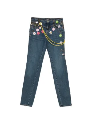 Dolce & Gabbana Pre-Owned 2000s ペイント ダメージ ジーンズ