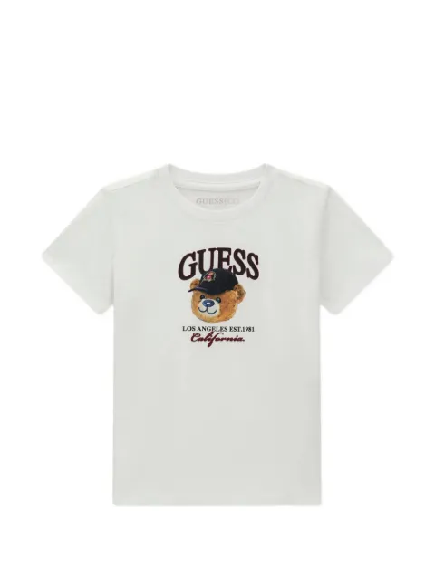 guess kids graphic-print T-shirt