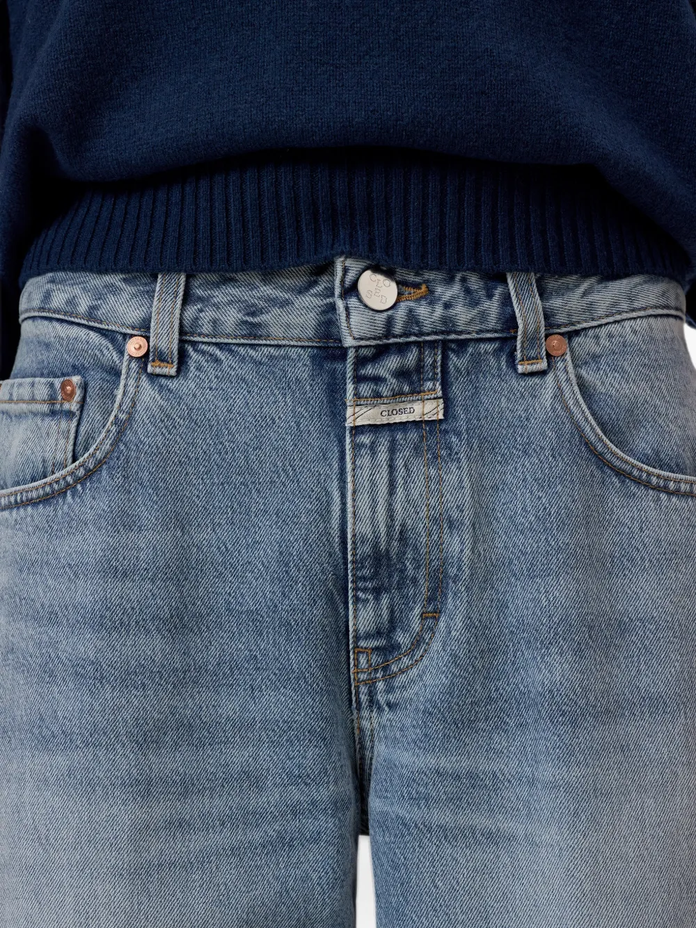 Closed Jayla wide-leg jeans Blauw