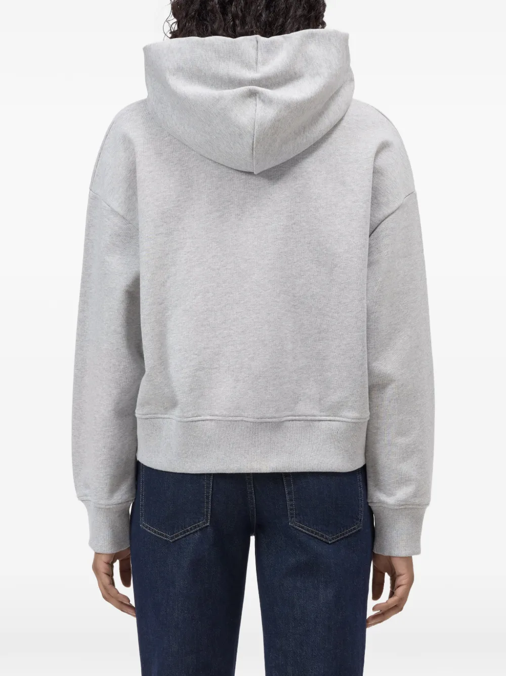 Closed bow-tie hoodie Grijs