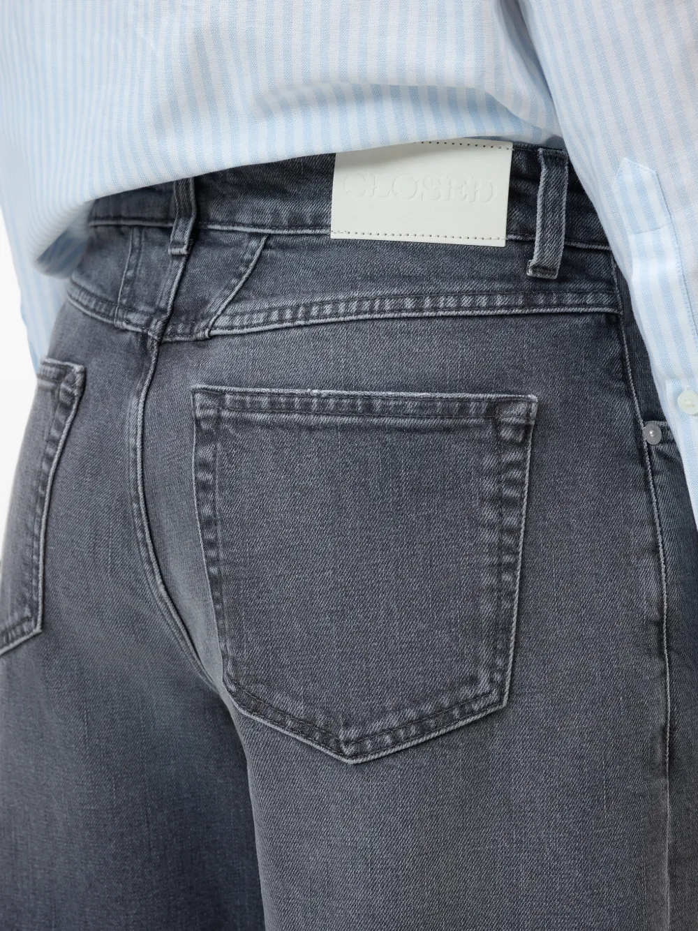Closed Jayla jeans met wijde pijpen Grijs