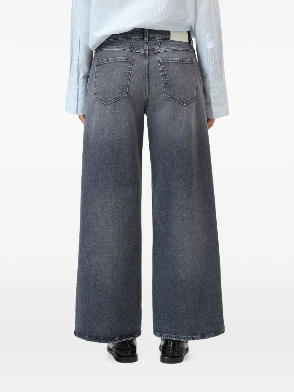 Closed Jayla jeans met wijde pijpen Grijs