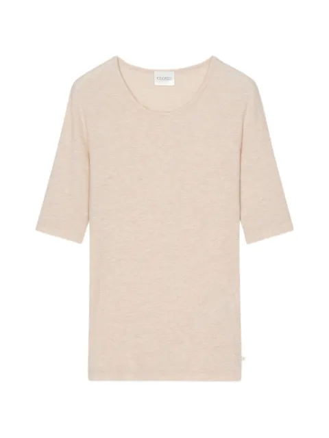 Closed T-shirt a coste con maniche al gomito