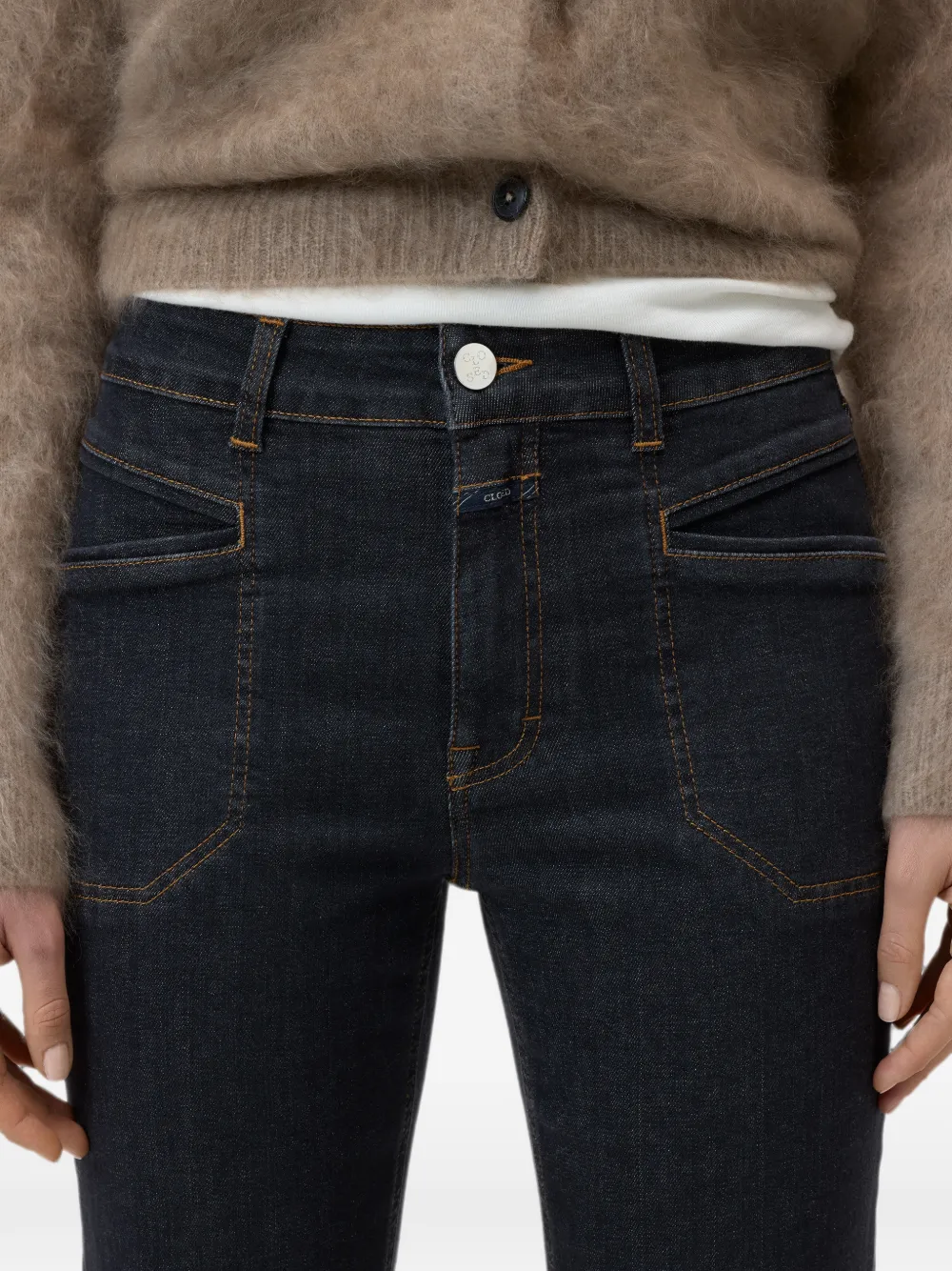 Closed Mira-X straight jeans Blauw