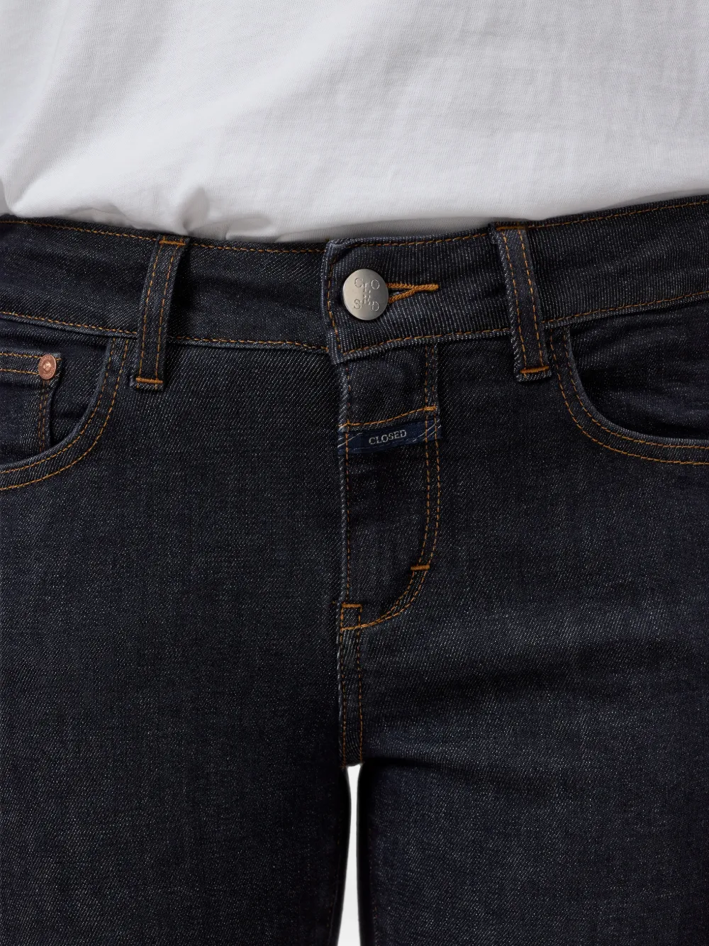 Closed Baker crochet-tape jeans Blauw