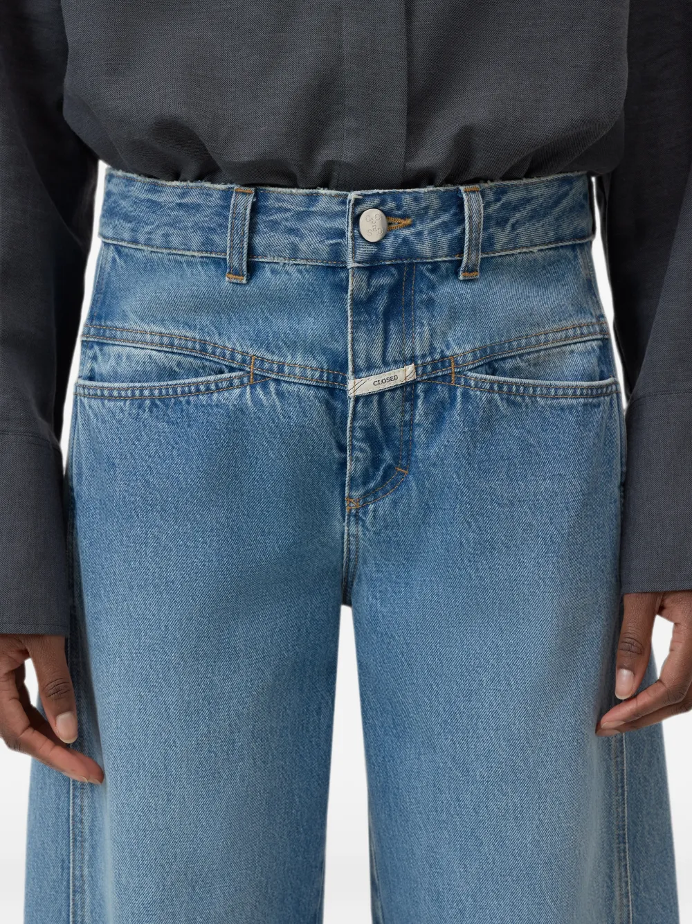 Closed Tori-X jeans met wijde pijpen Blauw