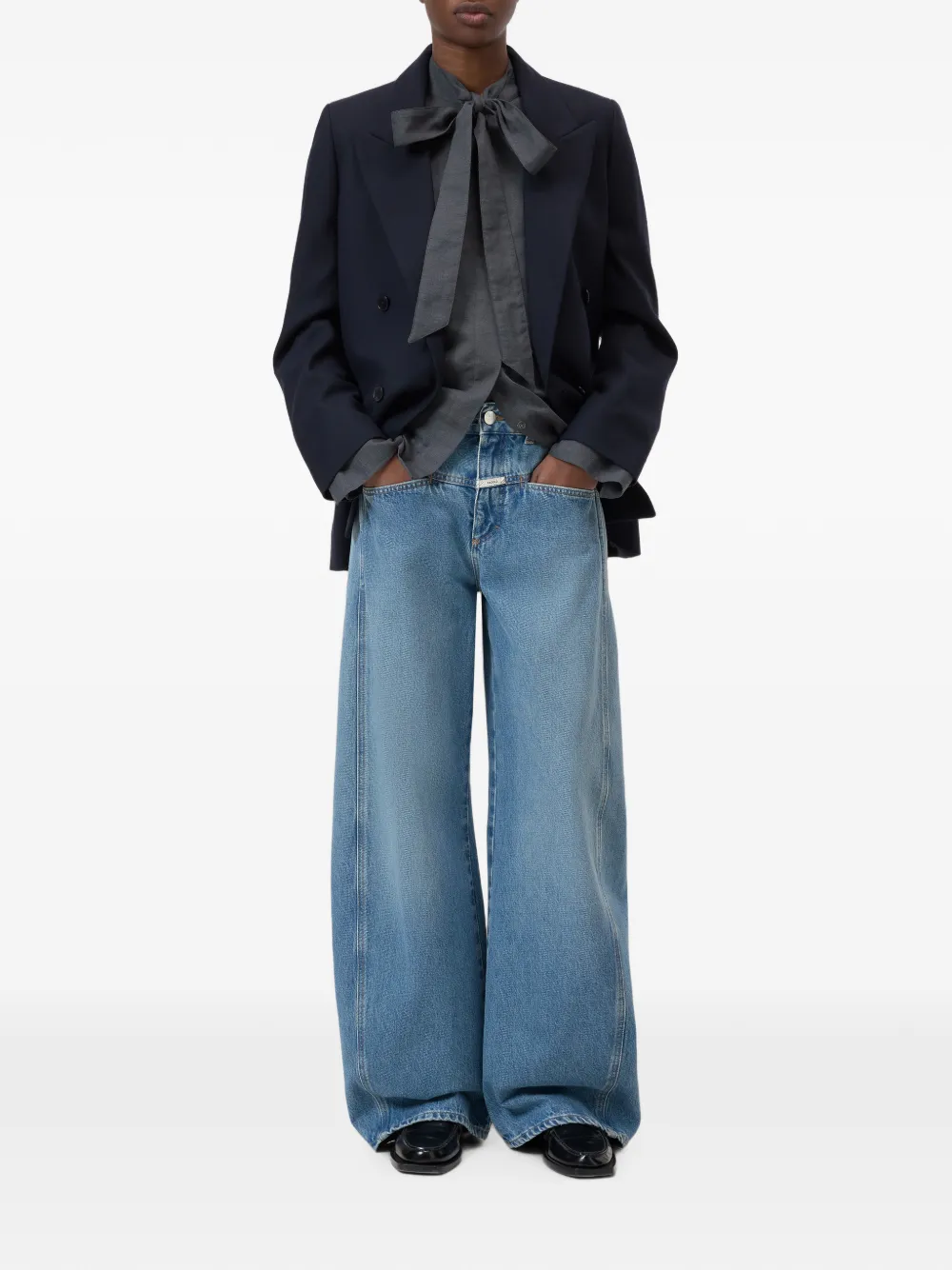 Closed Tori-X jeans met wijde pijpen Blauw
