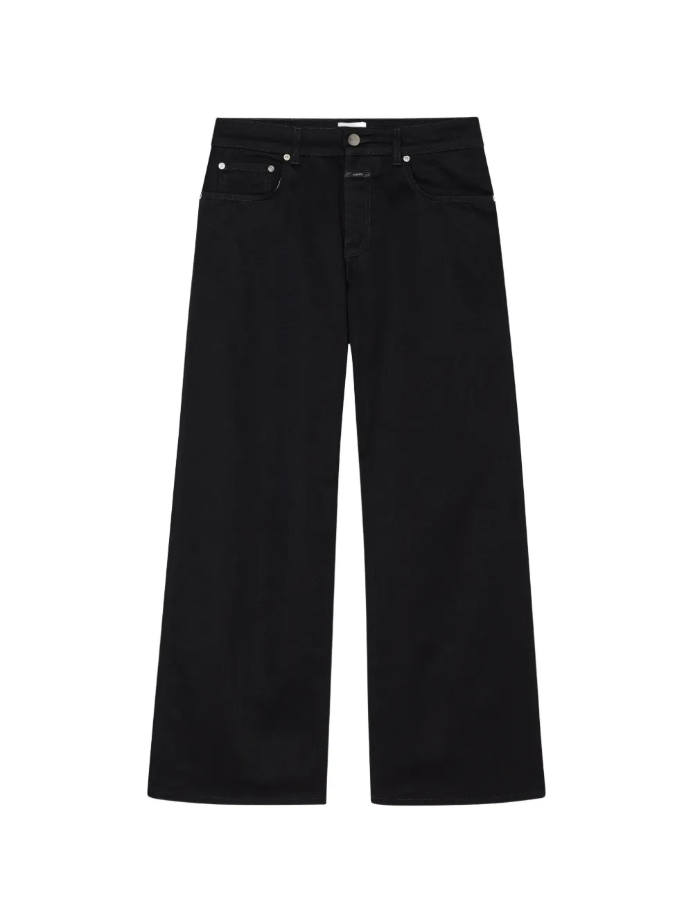 Closed Jayla Wide-Leg-Jeans - Schwarz