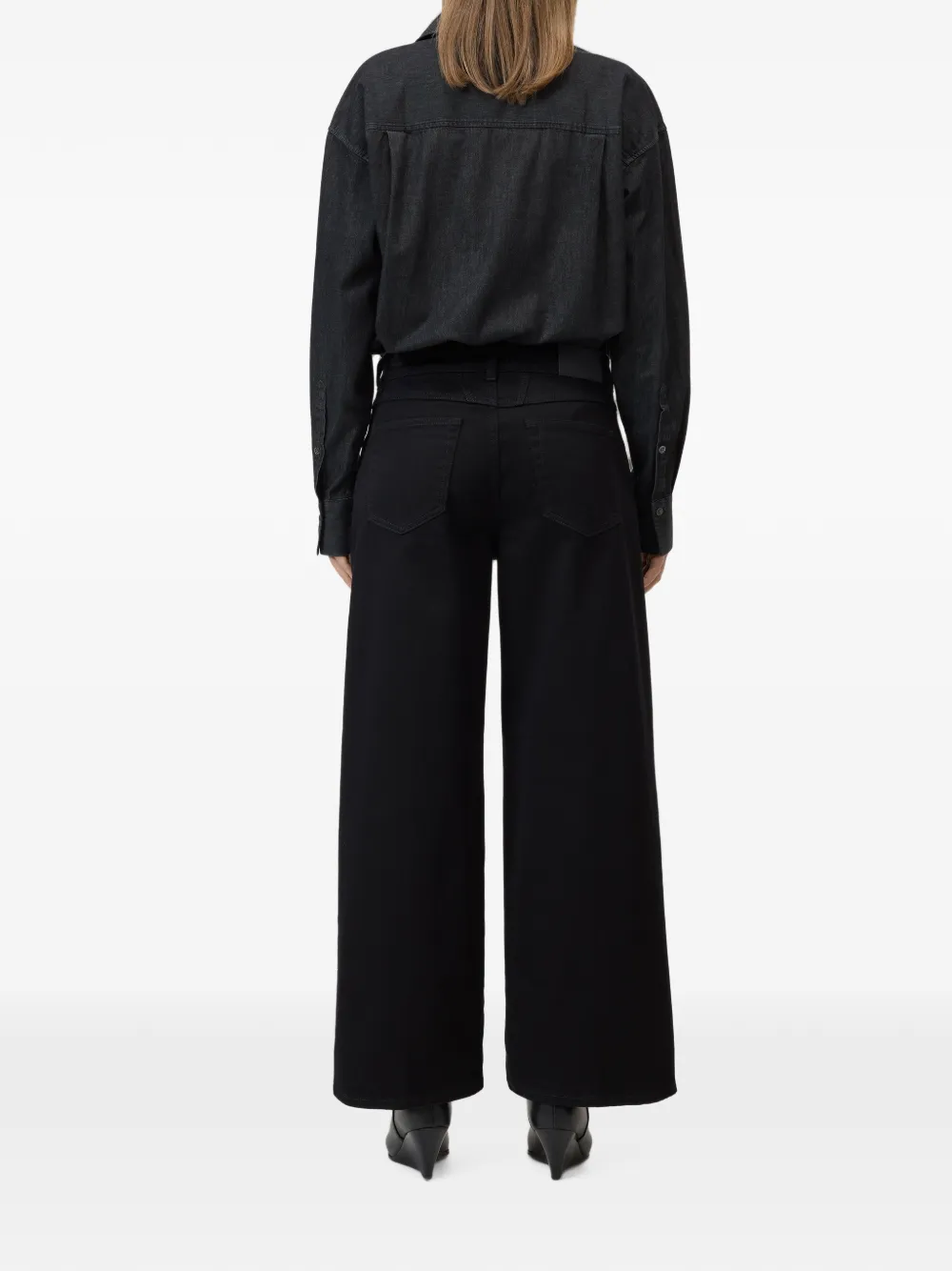 Closed Jayla jeans met wijde pijpen Zwart