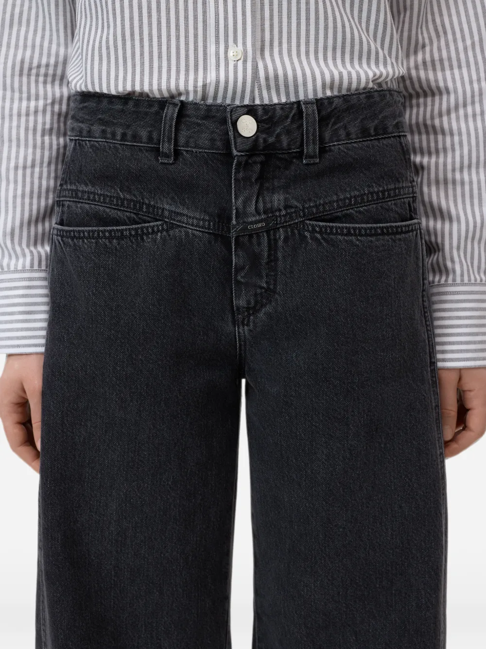 Closed Tori-X jeans met wijde pijpen Zwart