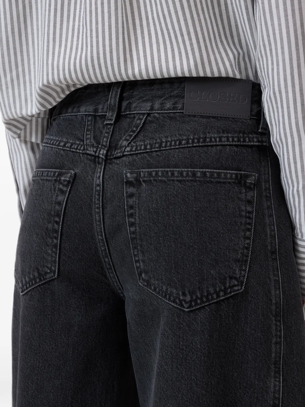 Closed Tori-X jeans met wijde pijpen Zwart