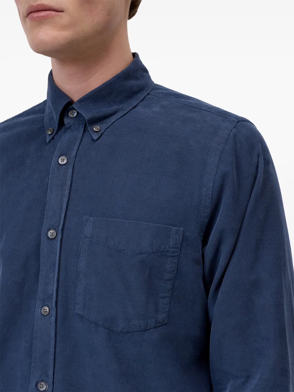Closed Button-down overhemd Blauw