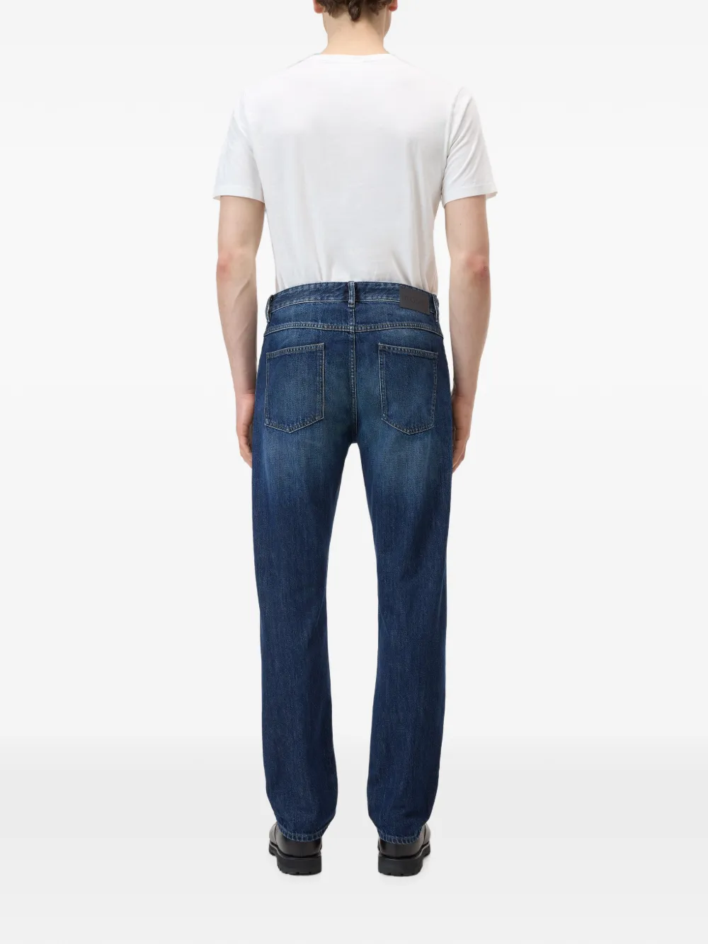 Closed Cooper True straight jeans met vervaagd effect Blauw