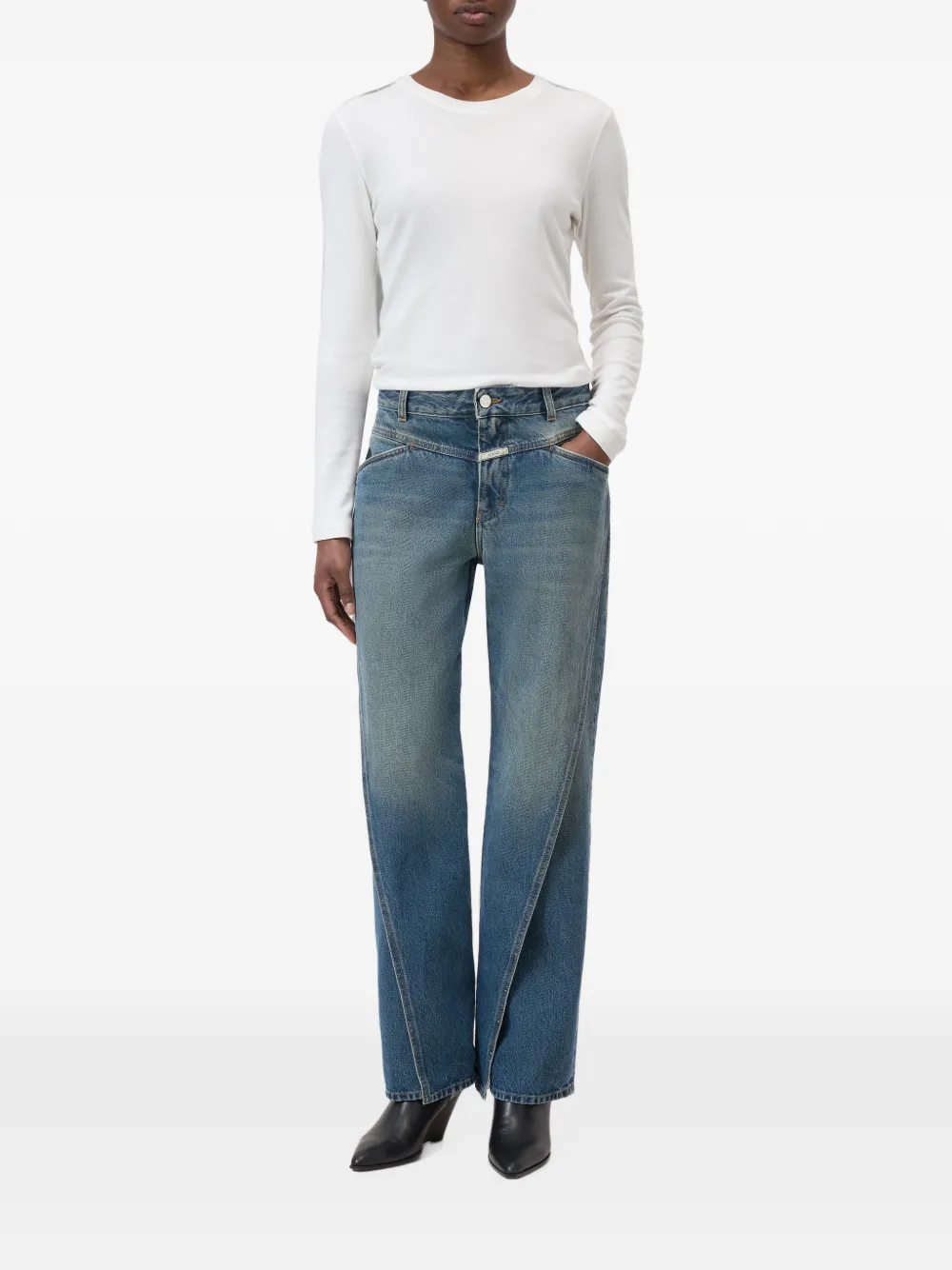 Closed Cala-X straight jeans Blauw