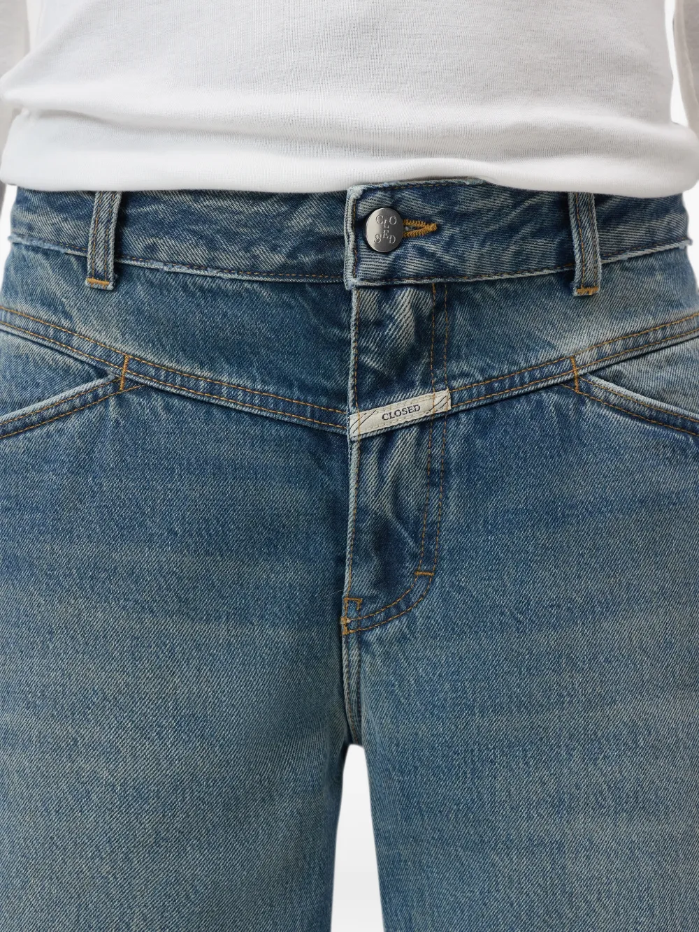Closed Cala-X straight jeans Blauw