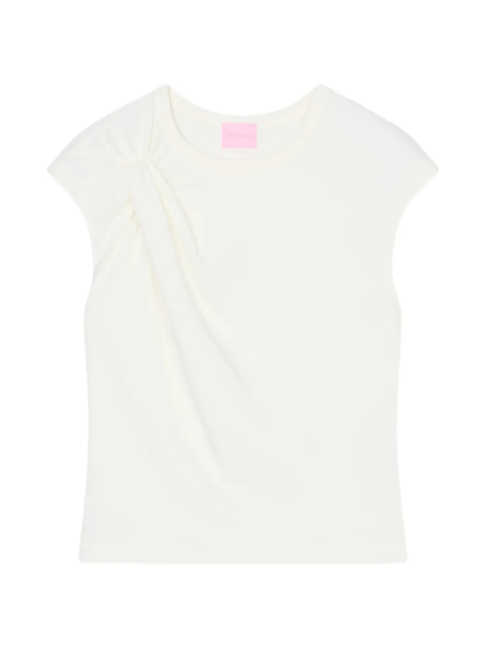 Closed t-shirt à détail noué - Tons neutres Closed t-shirt à détail noué - Tons neutres