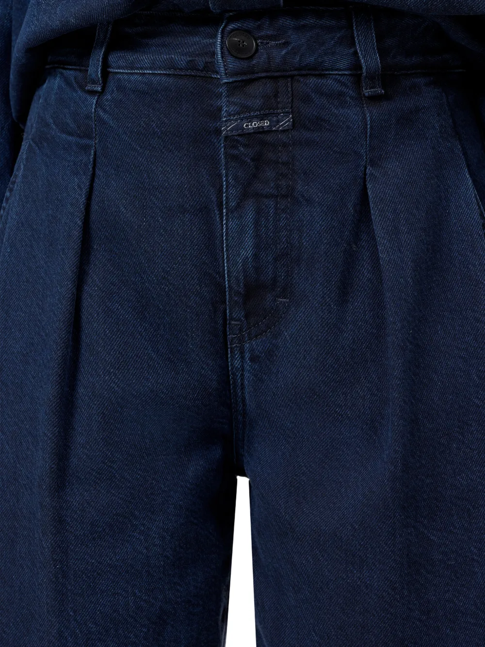 Closed Ruthy pleated jeans Blauw