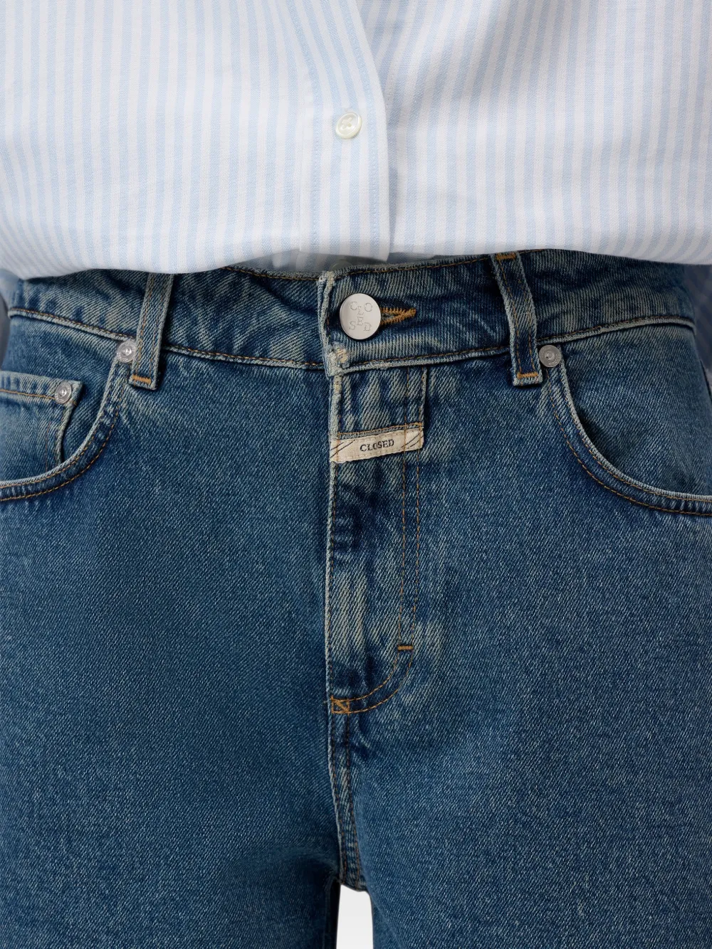 Closed Jazzie barrel-leg jeans Blauw