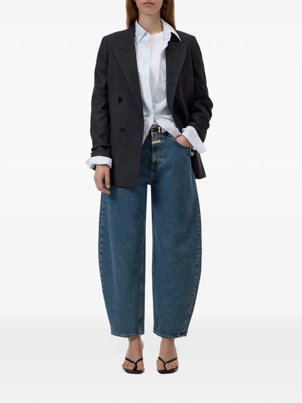 Closed Jazzie barrel-leg jeans Blauw