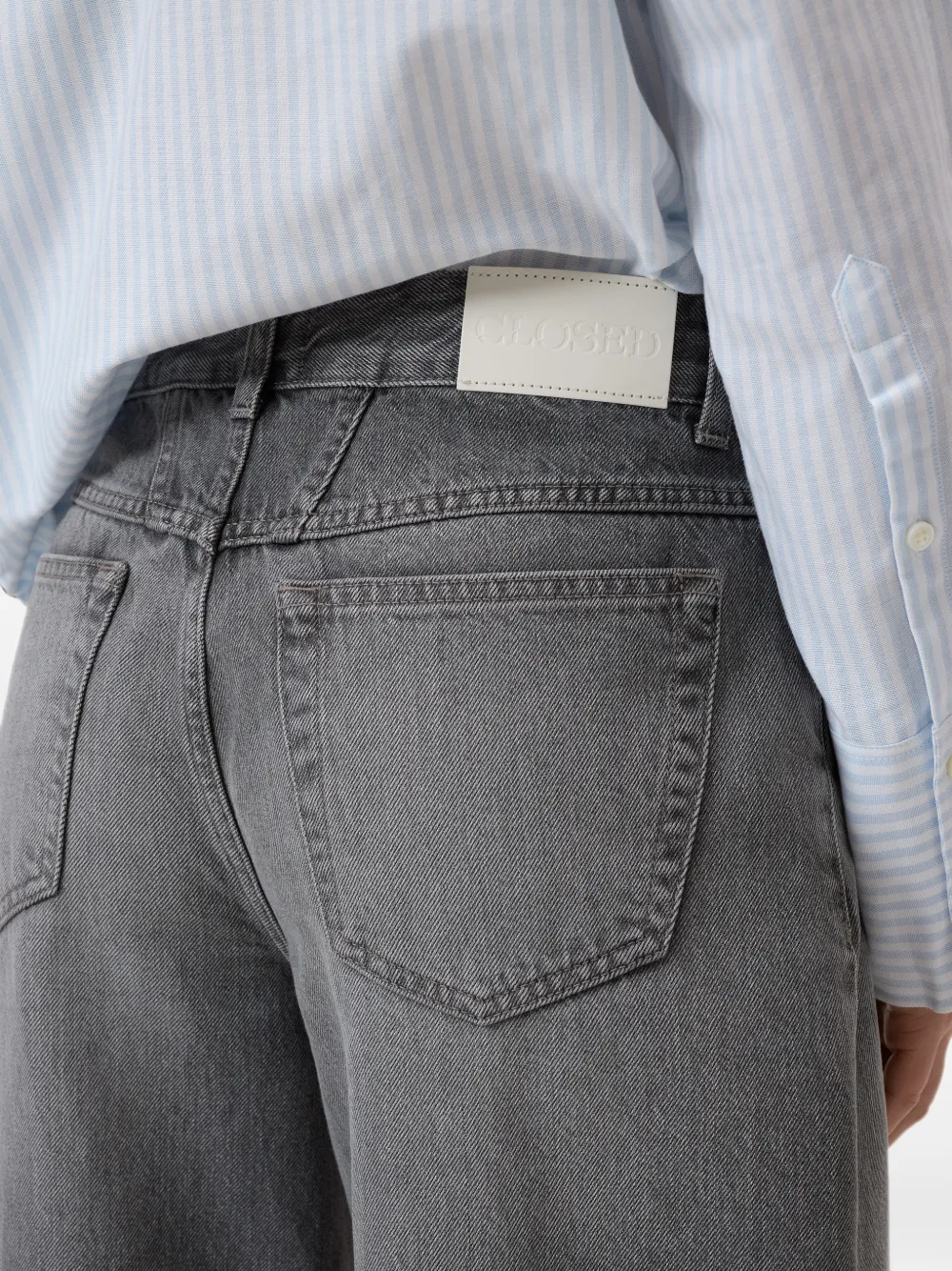 Closed Jazzie jeans met toelopende pijpen Grijs