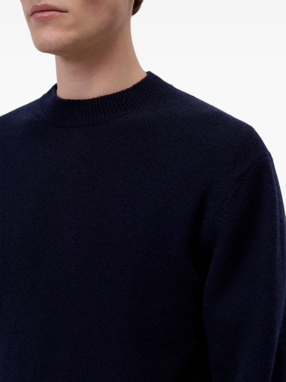 Closed Trui met ronde hals Blauw