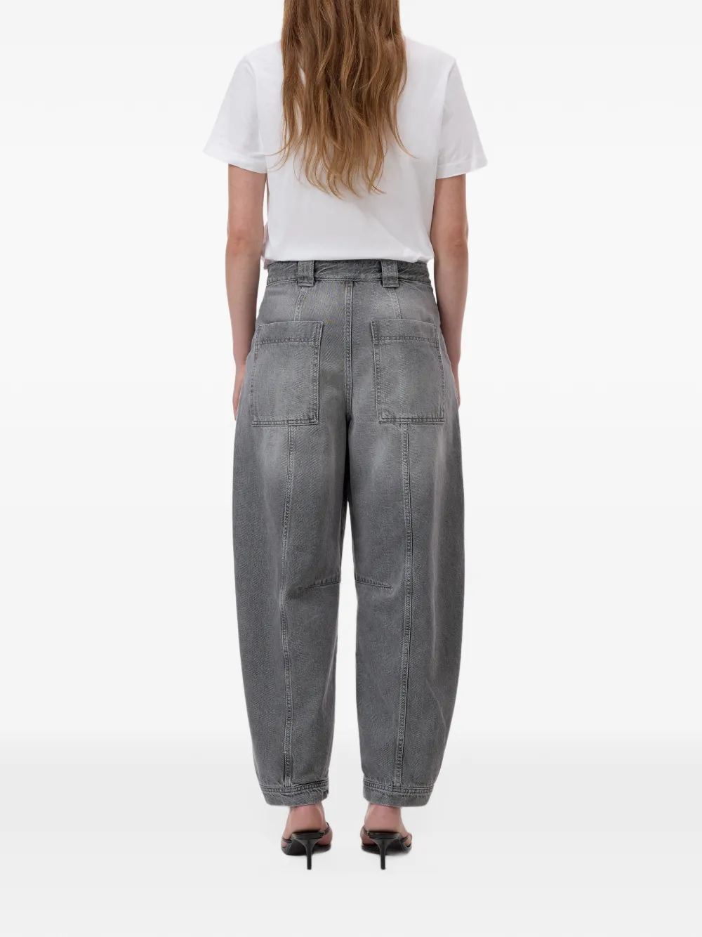 Closed Rhannon barrel-leg jeans Grijs