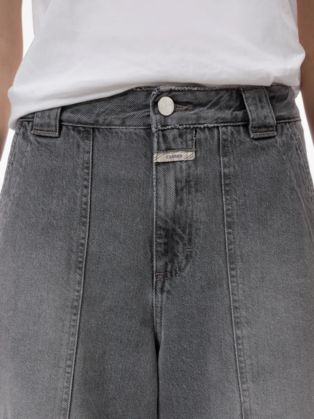 Closed Rhannon barrel-leg jeans Grijs