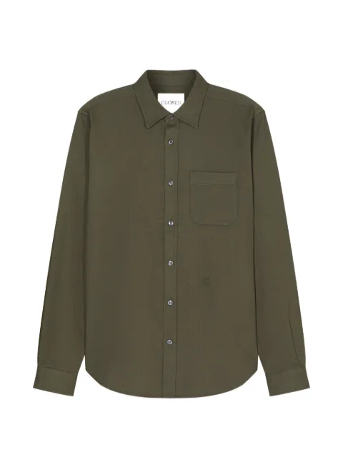 Closed patch-pocket shirt
